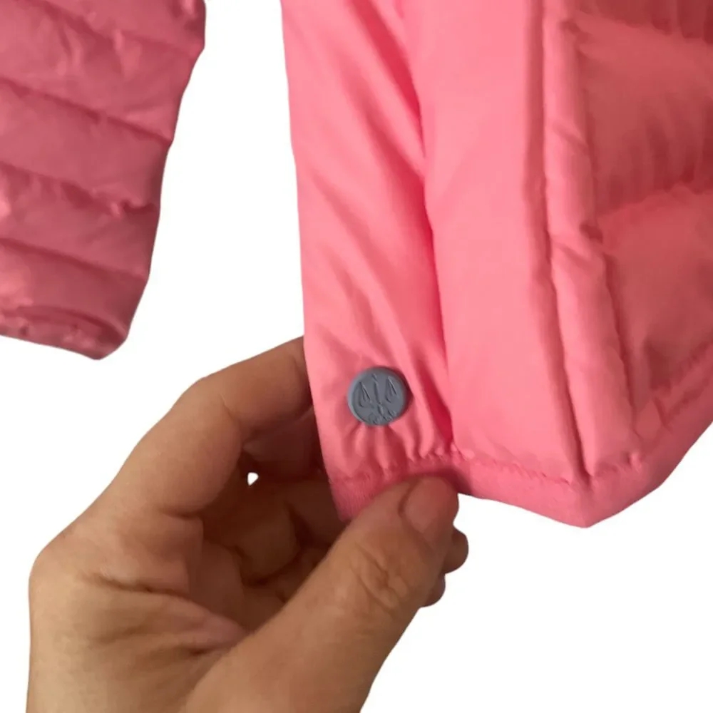 Hunter Pink Thin Down Layer Quilted Puffer‎ Jacket Coat S